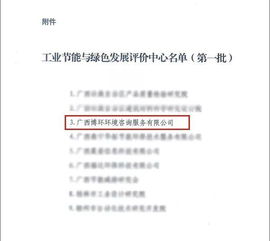 博環(huán)公司入選首批自治區(qū)工業(yè)節(jié)能與綠色發(fā)展評價(jià)中心，信息技術(shù)咨詢服務(wù)助力產(chǎn)業(yè)升級